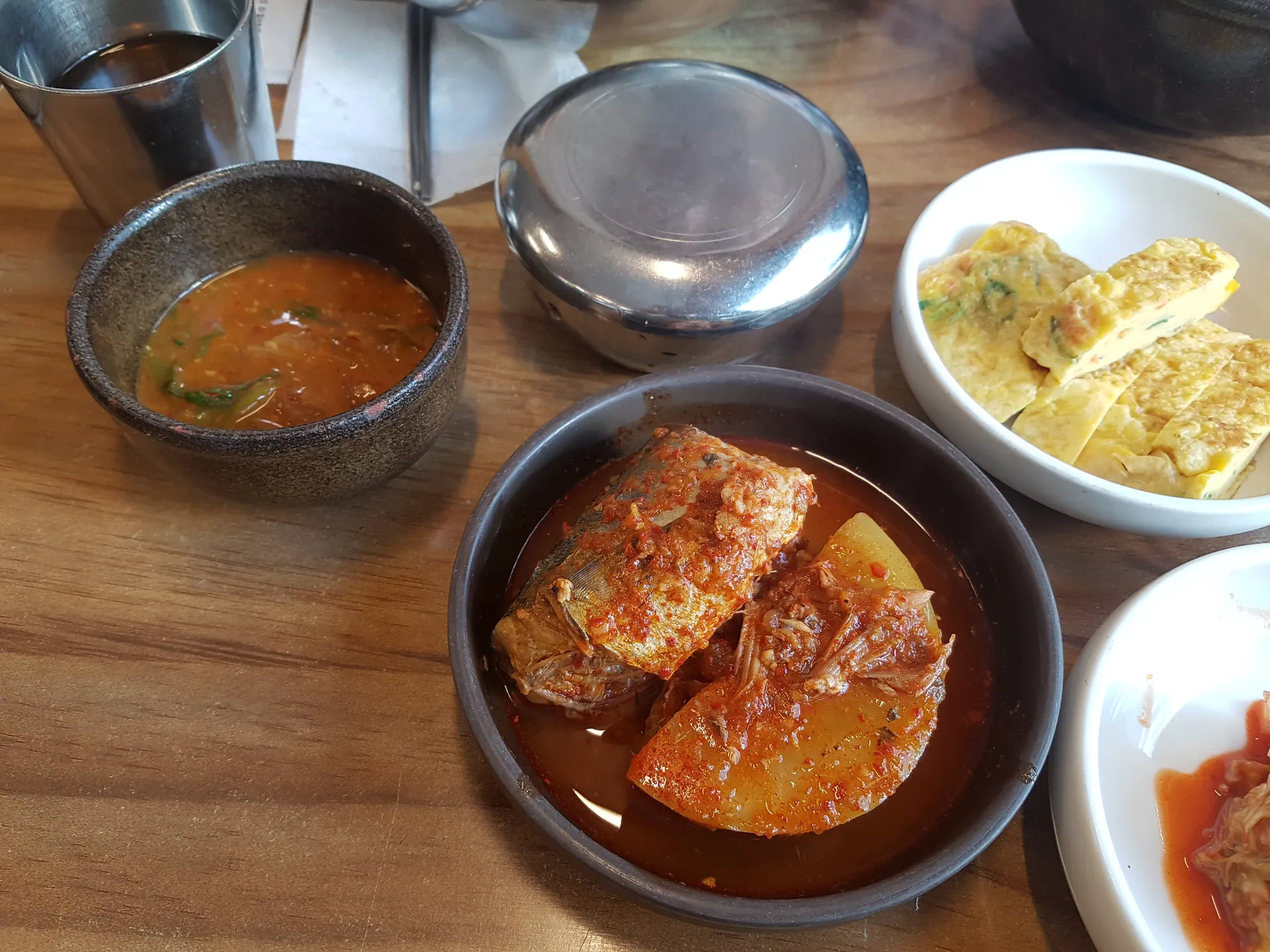 할매재첩국 부산본점 재첩정식의 고등어조림과 반찬 (2025 방문기)