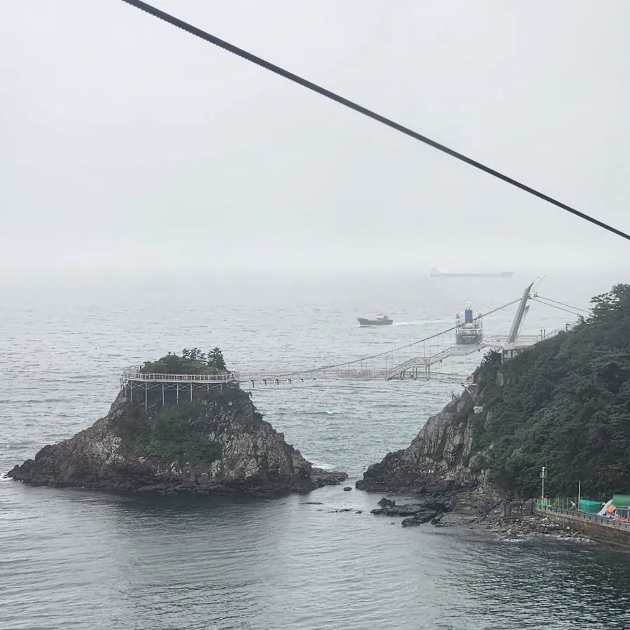송도 용궁 구름다리