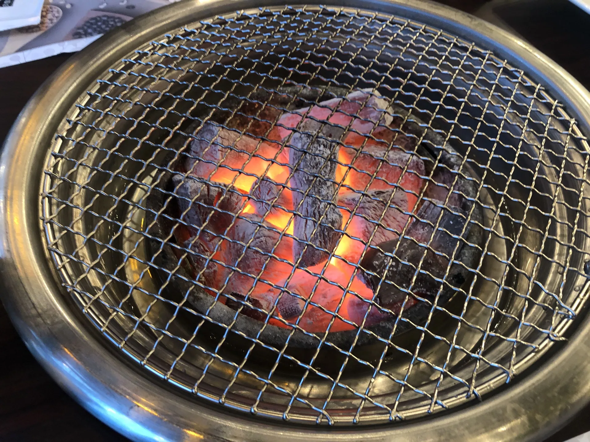 2019년 글에 소개된 육면정의 숯불 화로