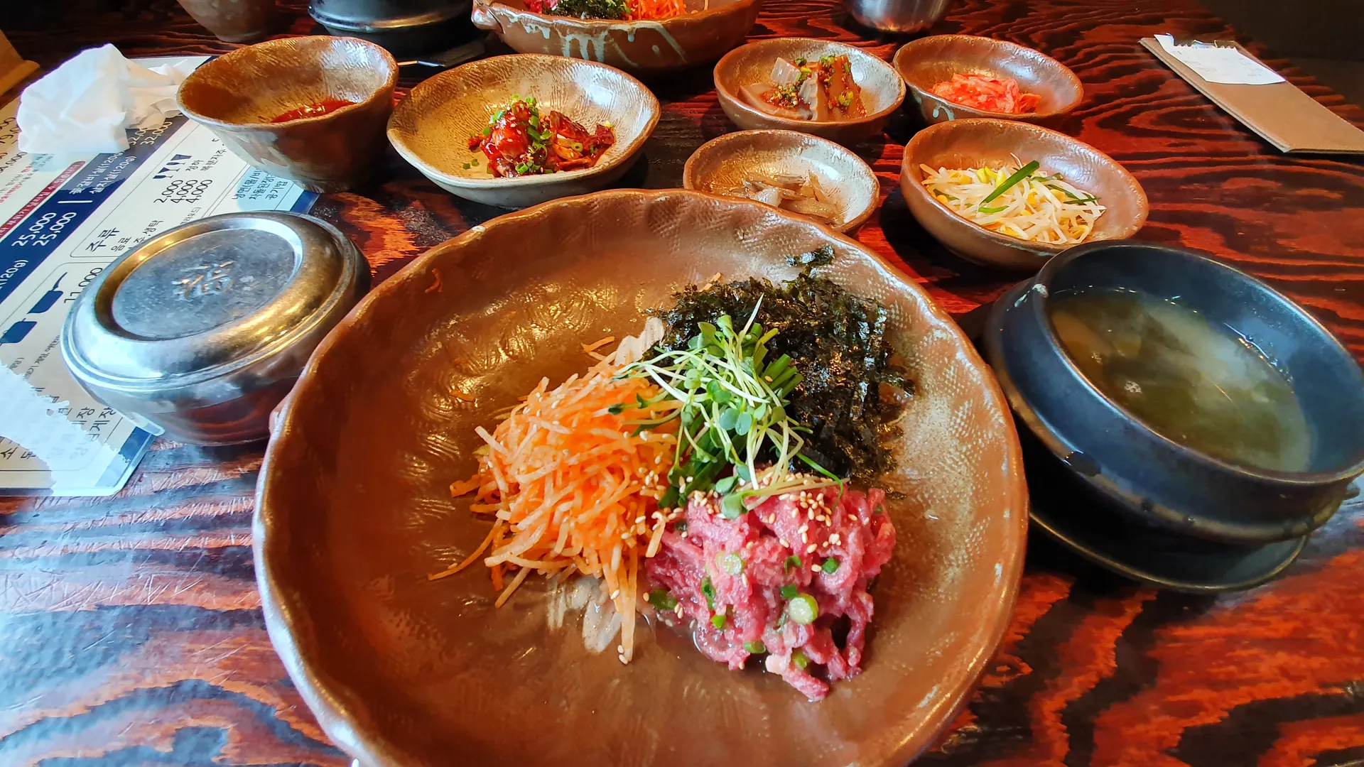 몽뜰 육회비빔밥 한상