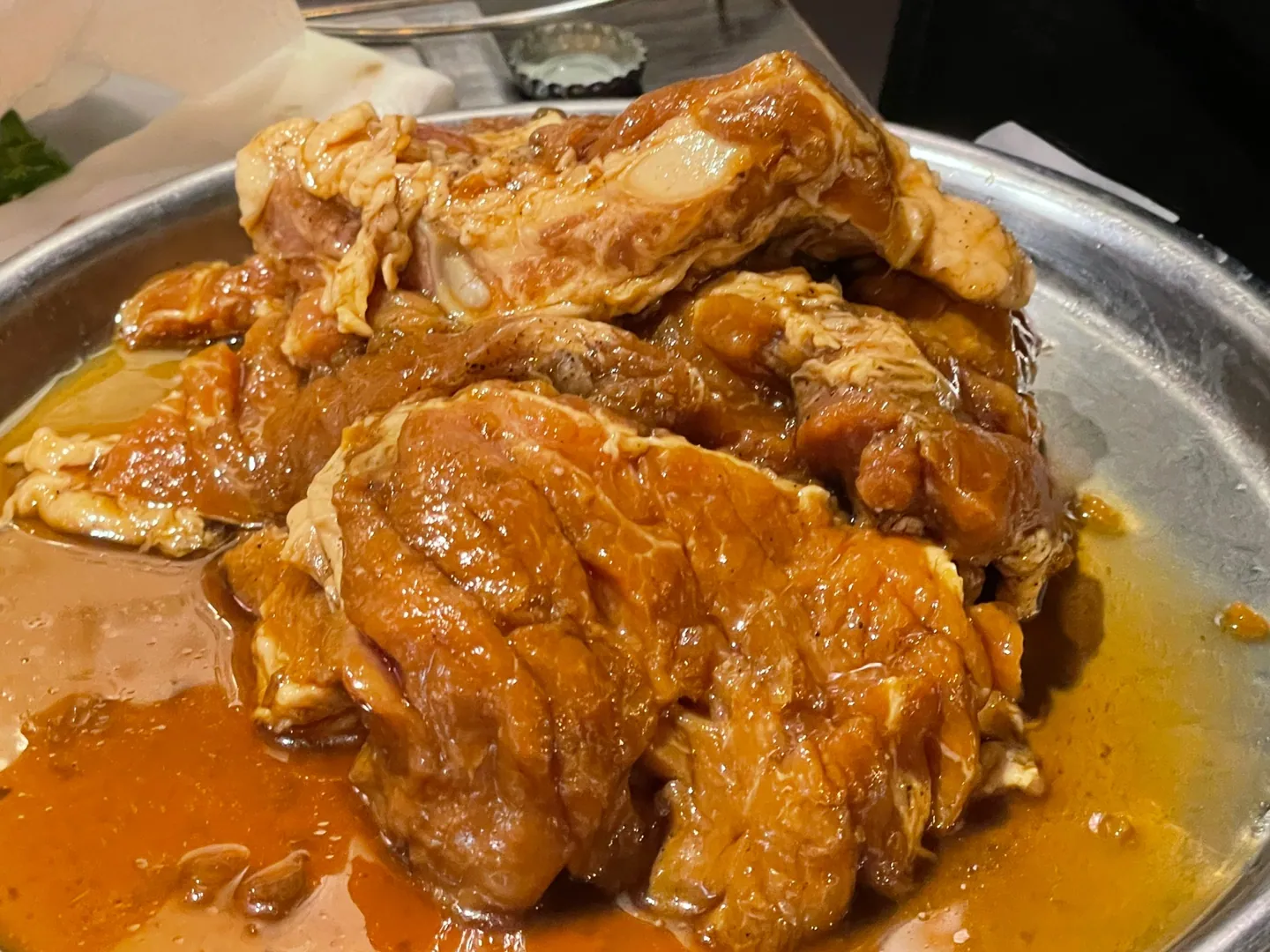 화포식당 한남점 · 원문 게시 당시 방문 사진 (2022-06-01T13:42:51+09:00). 원문 지점·방문 서술과 현장 간판·공간·음식 사진을 대조해 직접 촬영 및 대상 귀속 확인.