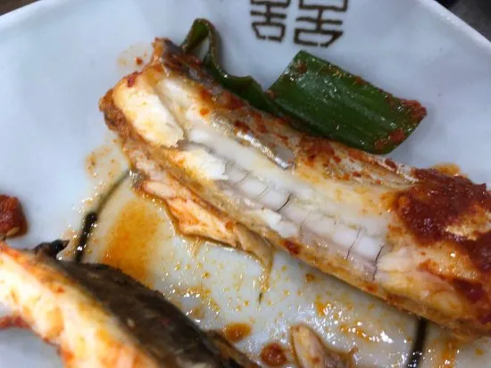네거리식당 — 덜어낸 갈치 속살 (2019-01-02 게시, 촬영일 미확인)