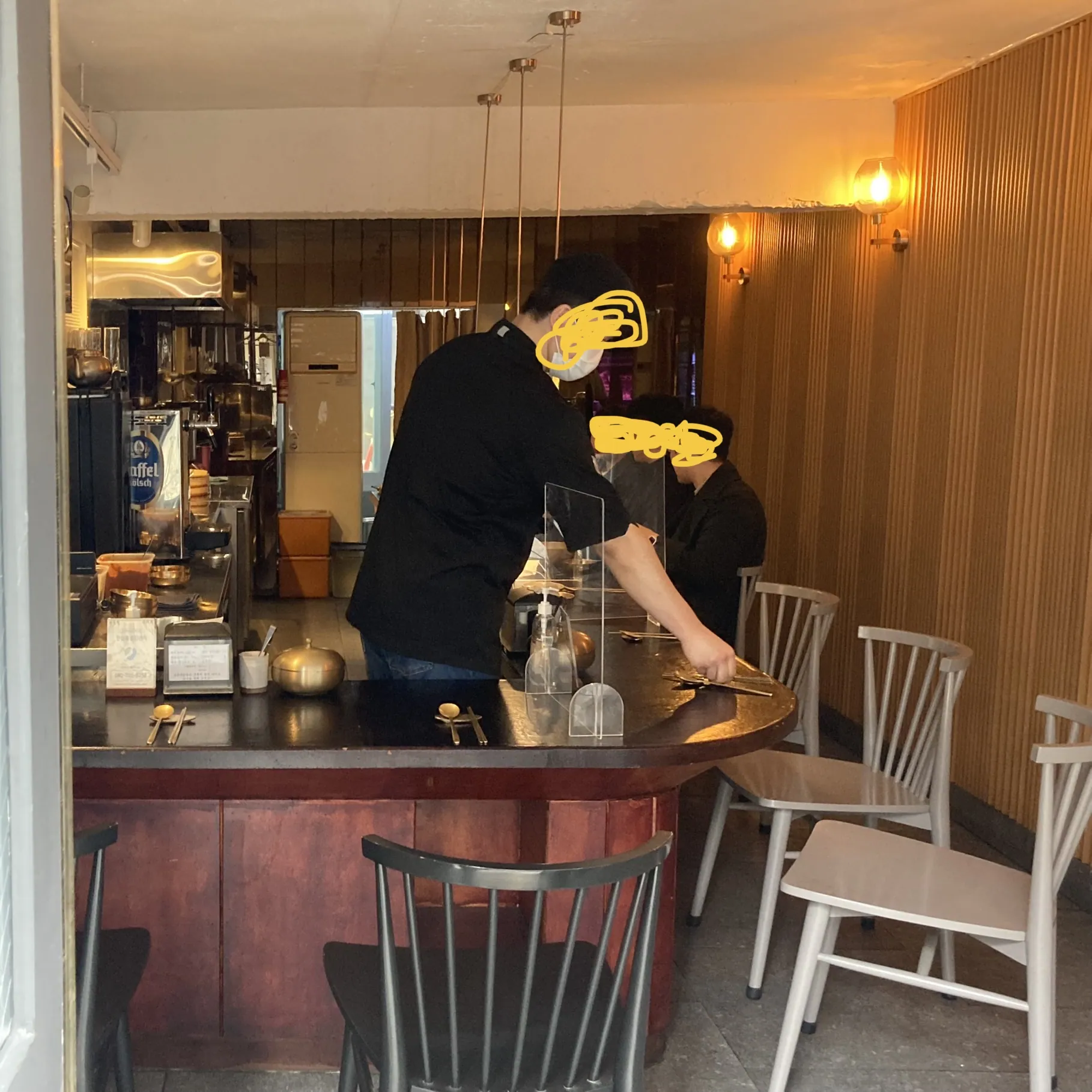 옥동식 서교점 · 원문 게시 당시 방문 사진 (2021-10-19T17:04:01+09:00). 원문 지점·방문 서술과 현장 간판·공간·음식 사진을 대조해 직접 촬영 및 대상 귀속 확인.