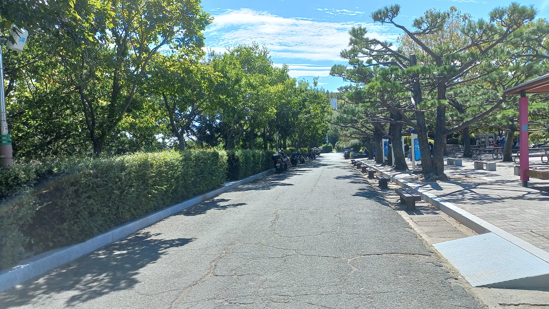 부산중앙공원 충혼탑 쪽 산책길과 쉼터 (2022년 게시 방문기, 촬영일 미확인)