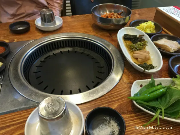 Grilled meat at Matchandeul Seomyeon.
